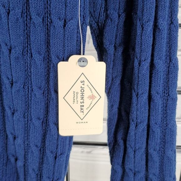 Sweater Navy Blue St. John's Bay NWT - Picture 8 of 8
